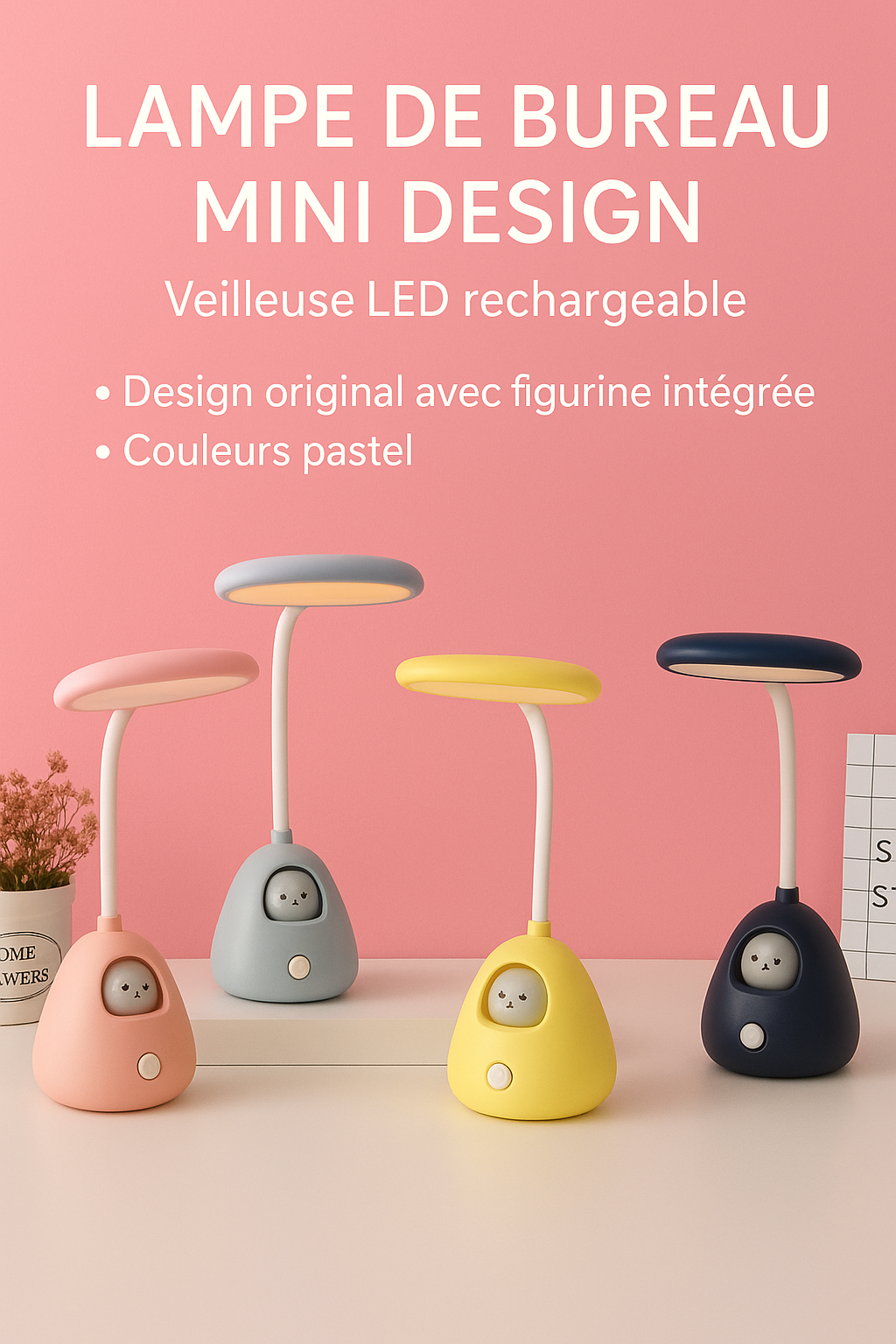 Lampe de Bureau & Veilleuse LED 360° MAC®