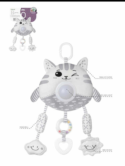 doudou avec veilleuse intégrée musicale et lumineuse